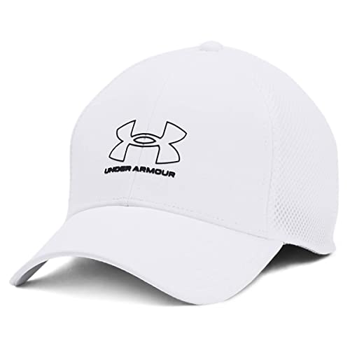 Under Armour Mens Iso-Chill Atmungsaktives Laufvisier - Weiß - M/L