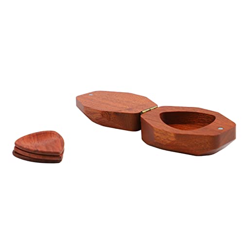 Porte-médiator de Guitare, 5,5 X 4 Cm, Petit Boîtier de Rangement D’accessoires de Guitare à Surface Lisse Portable en Bois avec 3 Médiators - Les Beatles, Paul McCartney, John Lennon, RIngo Starr, George Harrison Porte-médiator de Guitare, 5,5 X 4 Cm, Petit Boîtier de Rangement D'accessoires de Guitare à Surface Lisse Portable en Bois avec 3 Médiators