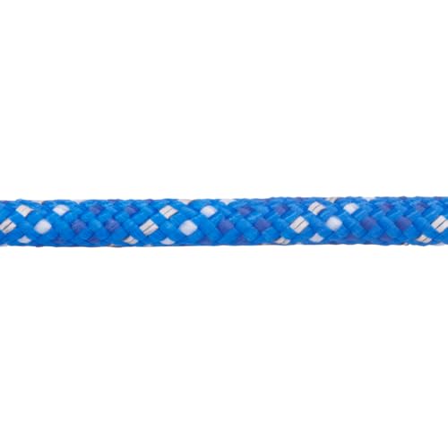 RUFFWEAR Knot-a-Collar mittelgroßes Hundehalsband, Kletterseil, verstellbar und stark für Spaziergänge mit dem Hund, Größe M (36–50 cm), Blauer Pool