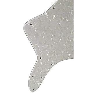 Pièces de guitare pour Fender Japan Jazzmaster Pickguard vierge Perle blanche 4 plis. - Les Beatles, Paul McCartney, John Lennon, RIngo Starr, George Harrison Pièces de guitare pour Fender Japan Jazzmaster Pickguard vierge Perle blanche 4 plis. – Image 3