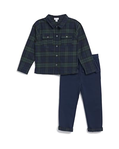 Ensemble de vêtements garçon anti-irritation en flanelle pour en finir avec les habits rigides