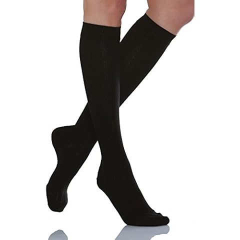 Relaxsan 920-new Calcetines hasta la rodilla contenitivo compresión graduada 22-27 mmHg algodón Unisex Cover