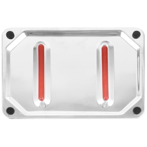 TOVINANNA Support En Acier Inoxydable Pour Fer À Repasser Vapeur 22.5X15.8X1.5 Cm Tapis Isolant Antidérapant Résistant À La Chaleur Pour Table À Repasser Petite Taille