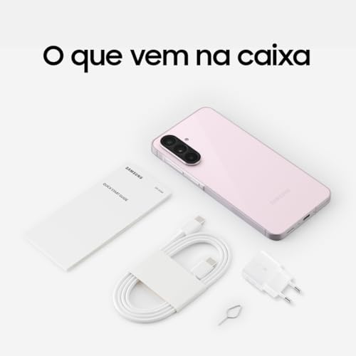 Smartphone Samsung Galaxy A56 5G 128GB, 8GB RAM, Câmera 50MP, IP67, Super AMOLED 6.7