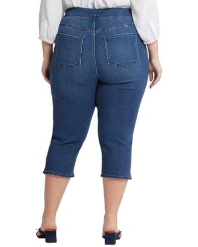 NYDJ Women's Plus Dakota Crop Pull-on Jeans Olynpus2