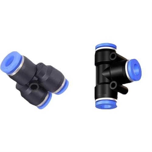 Accesorios de aire y agua tipo Y de 12-8mm con conexión rápida PEG 6