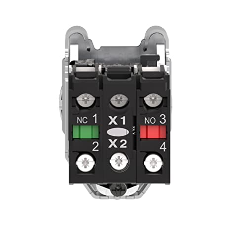 Pulsador luminoso naranja LED para señalización de alertas en cuadros 230V 4