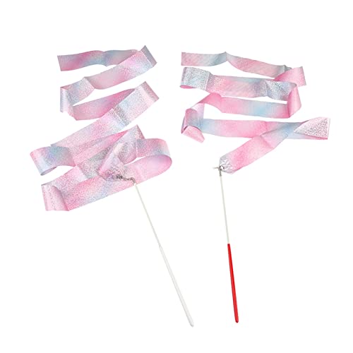 2M Gymnastieklint Danslint Ritmische Gymnastiek Ballet Streamer Spin (Color : Red, Size : 2M) - Image 4