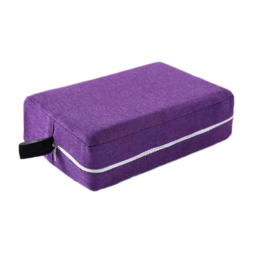 DYNWAVE Block Cloth Cover Accessory Soft Anti Slip Exercise Brick Cover Brick Cover for Balance Training Indoor Sports, Purple