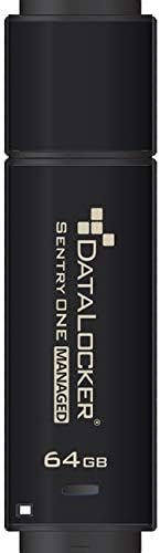 DataLockerSentry ONE Encrypted Flash Drive - 64 GB - USB 3.1-256-bit AES - TAA Compliant