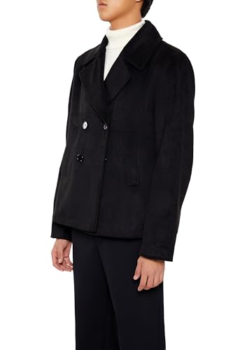 Forever 21 Men's Notched Double-Breasted Coat4