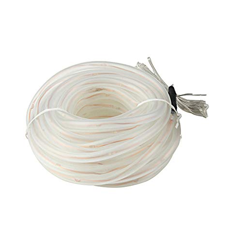 20M 120Leds Luz solar al aire libre en el hogar Tubo impermeable Cadena Luces de hadas Luces alimentadas por batería / solares para la decoración del jardín (Color : Warm White, Size : Solar Type) (