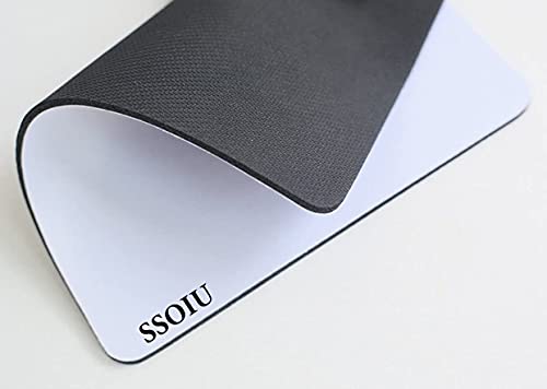 Ssoiu Black Cat Mouse Pad, Green Eyes Cat Black Background Design Mousepad Non Slip Rubber Gaming Mouse Pad Rectangle Mouse Pads For Computers Laptop 9.5 X 7.9 Inch (240Mmx200Mmx3Mm) #TOP3