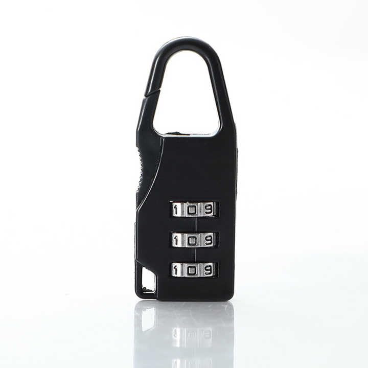 QUIRA 3 Digit Number Code Combination Padlocks Mini Combination Locker Password Lock Portable Travel Carrying Luggage Case (Multicolour)-picture-45
