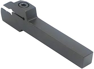 CNC Lathe Grooving Tool Holder MGEHR1212-2(0.47 Inch), with Three MGMN200 Cemented Carbide Blades. Yellow Processed Steel, Fuchsia Processed Stainless Steel, Silver Processed Aluminum Alloy. (2mm)