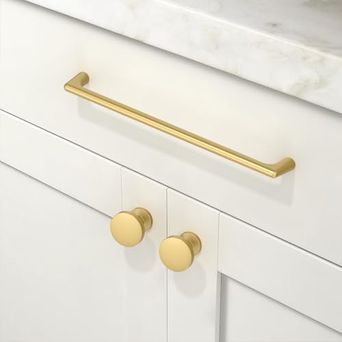 Talentedeco 10 Pack Brushed Gold Cabinet Pulls 7.5 Inch(192mm) Kitchen Cabinet Handles Cabinet Hardware for Drawer Pulls by Talentedeco - Image 2