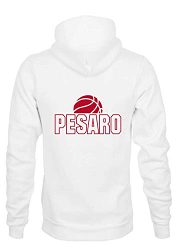 Sudadera Pesaro Fútbol retro: olvida la ropa incómoda con este diseño blanco M