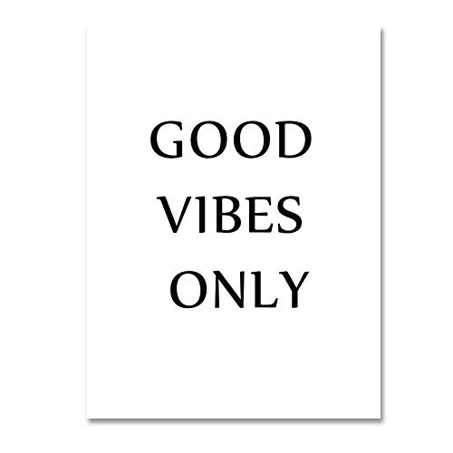 Good Vibes Only quote posters de mode sans cadre 3 pièces - 4