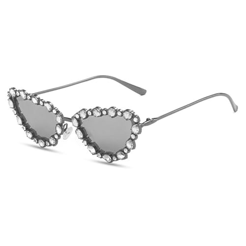 Lunettes de soleil œil de chat anti-éblouissement métal confortable