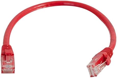 C2G 83485 Cat6 Booted Unshielded (UTP) Network Patch Cable - White, 0.5m