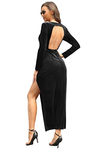 極美品⭐️herlipto  Velour Long Dress S 31ObcCJVtzL.jpg