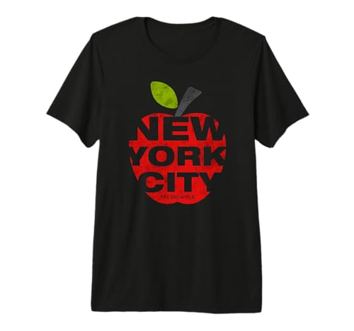 I Love New York City, New York City The Big Apple Graphic Premium T-Shirt