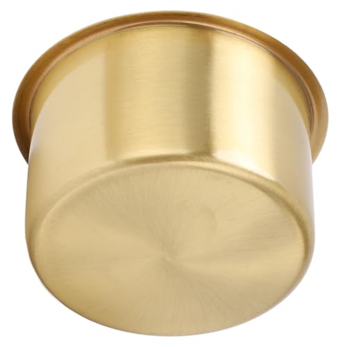 Portavasos universal reclinable en acero inoxidable dorado miniatura 4