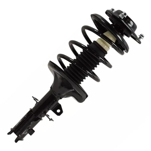 Image of Detroit Axle - Front Struts w /Coil Spring Sway Bar Links Inner Outer Tie Rod Ends Replacement for 2005-2009 Kia Spectra Spectra5
