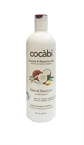 Cocabi Natural Shampoo Coconut & Abyssinian Oils Deep Hydration Nutrition for Your Hair