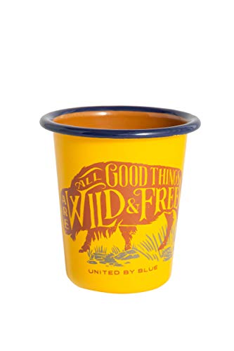 United By Blue - Wild And Free 8oz Enamel Steel Tumbler