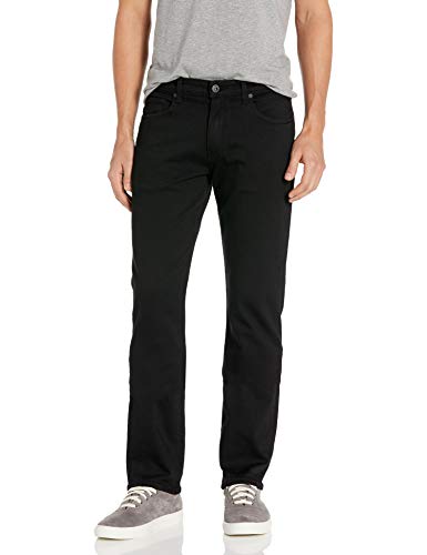PAIGE Men's Tall Size Normandie Extra Long Slim Straight-Fit Jean in Black Shadow