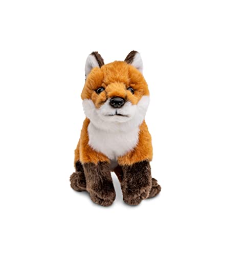 Uni-Toys - Rotfuchs Welpe, sitzend - 16 cm (Höhe) - Plüsch-Fuchs - Plüschtier, Kuscheltier