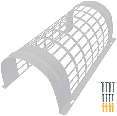 Elixir Gardens Metal Tube Heater Guards | 1, 1.3, 2, 2.3, 3 & 4 foot Safety Guard (Supplied with Attachment Screws & Plugs) | Strong & Durable Powder Coated Steel | 2 ft