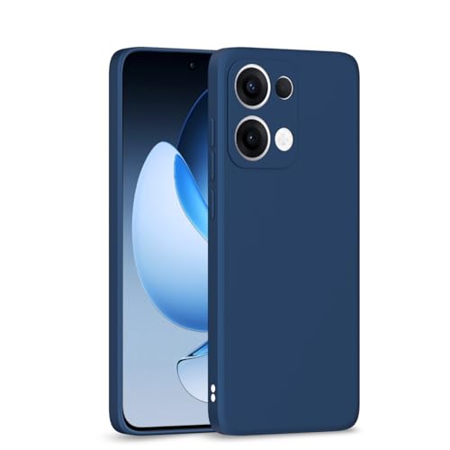 Image of Outlouders Back Cover for Oppo Reno 13 5G | Camera Protection | Durable Soft Matte Silicone Bumper Case (Blue)
