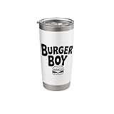 Burger Boy Cool Casual Foodie Lover Stainless Steel Insulated Tumbler