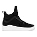 Mens Black High Top Sneakers Fashion Breathable Walking Shoes Stylish Basketball Shoes for Men Size 5.5