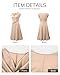 Happy Sailed Cocktail Dresses for Women Short Sleeve Ruched Waist Sexy Slim Fit A-Line Semi Formal Midi Wedding Guest Dress Fashion 2025 Khaki Medium