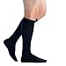 EvoNation Men's USA Made Graduated Compression Socks 20-30 mmHg Firm Pressure Medical Quality Knee High Orthopedic Support Stockings Hose - Best Comfort Fit, Circulation, Travel (XL, Navy Blue)