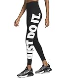 Nike Damen Sportswear Essential High-Rise JDI Leggings Farbe: Schwarz/Weiß (010); Größe: M