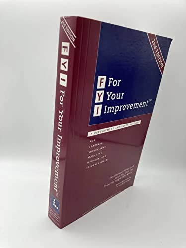 FYI: For Your Improvement, A Development and Coaching Guide (2nd Edition) image 5