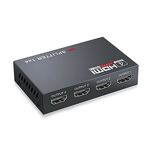 Buy Mazra HDMI Splitter Amplifier Repeater 1080p 4K 4 Port Hub 3D 1 in