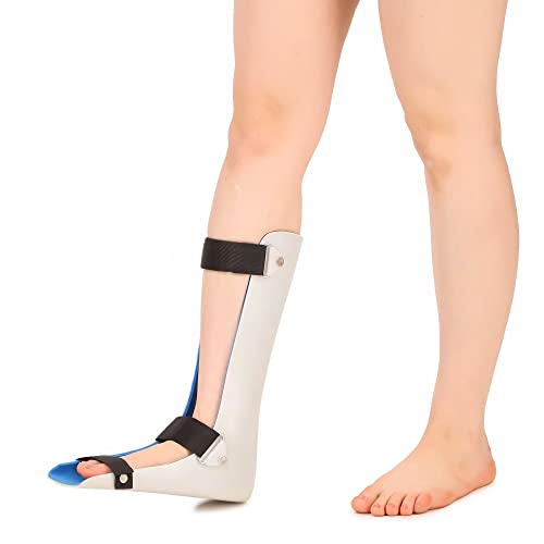 Image of Unisex Foot Drop Splint Made With polypropylene Material Inside Coated With Soft EVA Padding For Ankle Pain, Knee Support, Heel Support, Foot Care (S, Left)