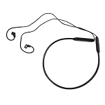 ZASCHMOY Bluetooth Headphone Cable Adapter Wired to Wireless for QDC & In Ear Earbuds, 2 Pin 0.78mm with Microphone & Controller, 39 Hours Playtime