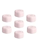 Cadence Travel Containers - Pill Case Set - Magnetic Travel Capsules,Daily Medicine Organizer for Pills, Supplements, & Vitamins - 7 Flex Smalls (0.56oz) for Weekly Pill Organizer - Petal