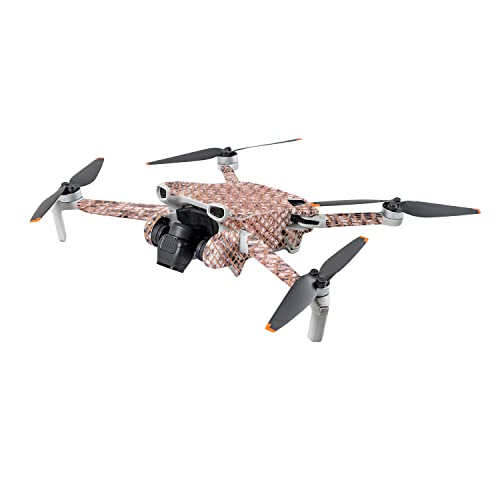 Image of MightySkins Carbon Fiber Skin Compatible with DJI Mini 3 - Rattler Back | Protective, Durable Textured Carbon Fiber Finish | Easy to Apply | Made in The USA