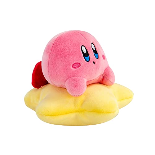 Club Mocchi Mocchi WARPSTAR Kirby MEGA Plüschtier - Sammelbare Kirby Plüschtiere - Offiziell lizenzierte Heldenspielzeuge - Desk Buddy Action Figuren - Kinderspielzeug 3+ Jahre