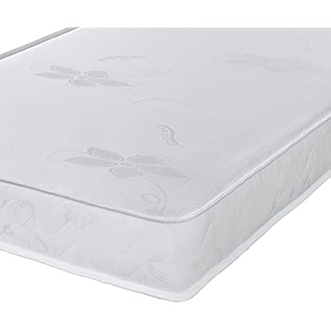 eXtreme comfort ltd The Haze 4" Deep All Reflex Foam Stress Free Mattress - White, Medium Firm Thin 10cm Deep Mattress (Single) Cover
