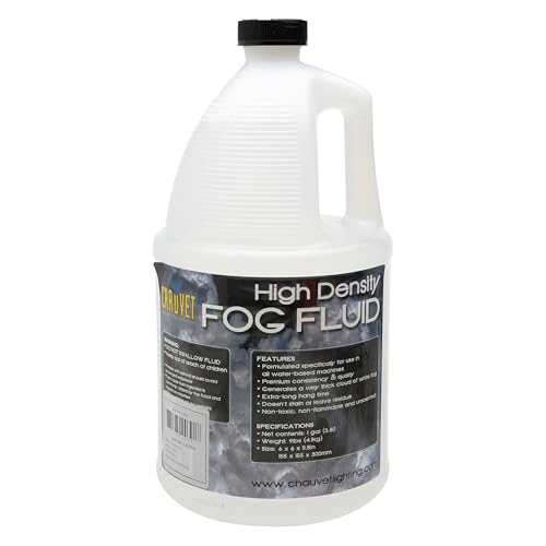 CHAUVET DJ High-Density Fog Machine Fluid - One Gallon | Fog Machines (Packaging...