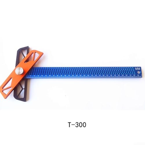 Precision Measuring Tool 300400mm T Type Square Ruler Aluminum Alloy for Crafts and Model Making (300mm) - Image 6
