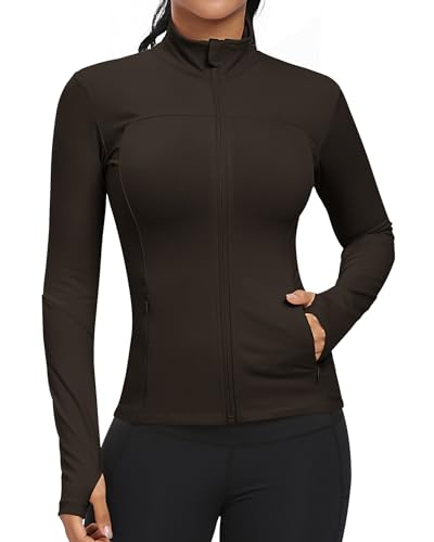 GYM RAINBOW Workout Zip Ups for Women Bbl Jackets Long